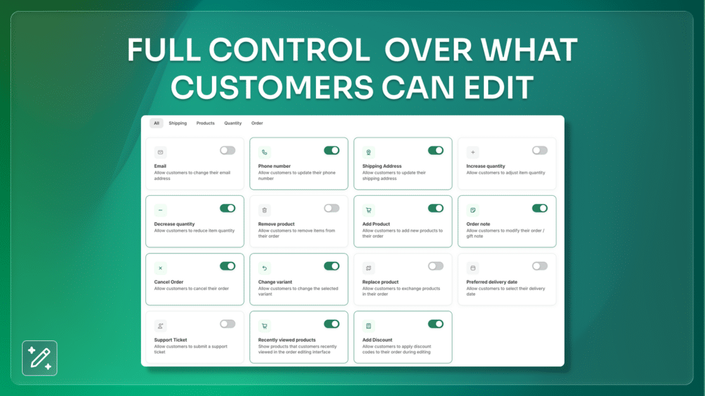 Shopify Order Edit App: Let Customers Edit Orders After Checkout + Upsells 3 add discount after checkout